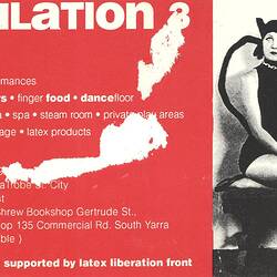 Leaflet - Stimulation 3, Midsumma Festival, Melbourne, circa 1991-1992