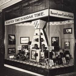Photograph - Kodak Australasia Ltd, Shop Front Easter Display, Queen Street, Brisbane, circa 1920