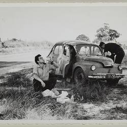 Photograph - Lunch Stop on Desert Road Trip, Victoria, 1959