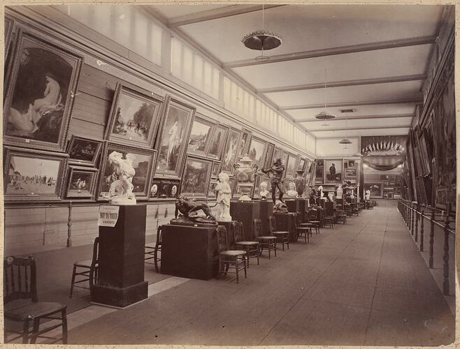 French Court, Fine Art Gallery, Great Hall, Exhibition Building, 1880-1881