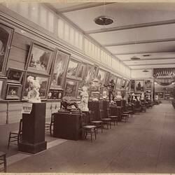Photograph - French Court, Fine Art Gallery, Great Hall, Exhibition Building, 1880-1881
