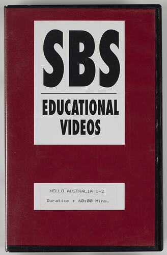 Video Tape - Hello Australia, Episodes One & Two, SBS, VHS Tape, 1986