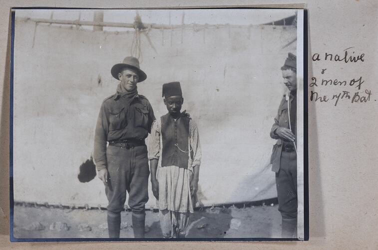 Two Men of the 7th Battalion, Egypt, Captain Edward Albert McKenna, World War I, 1914-1915