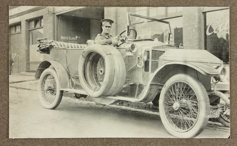 Photograph - Driver, Driver Cyril Rose, World War I, 1916-1919