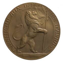 Medal - Honor to the Defenders of Arras, France, 1918