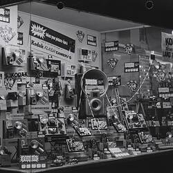 Photograph - Kodak, Shop Front Display, Flash Cameras, Hobart, Tasmania, circa 1959