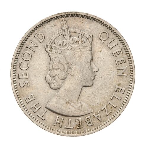 Coin - Florin (2 Shillings), Fiji, 1958