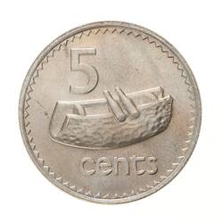 Coin - 5 Cents, Fiji, 1979