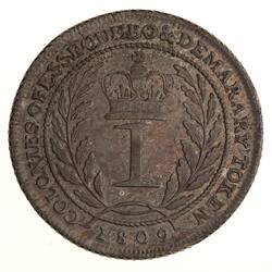 Coin - 1 Guilder, Essequibo & Demerary, 1809