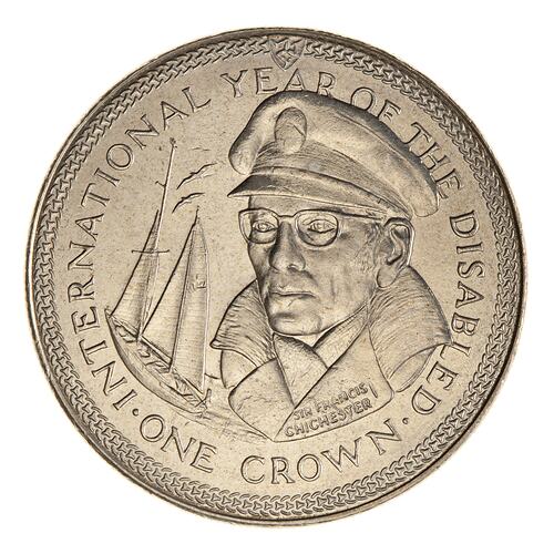 Coin - 1 Crown, Isle of Man, 1981