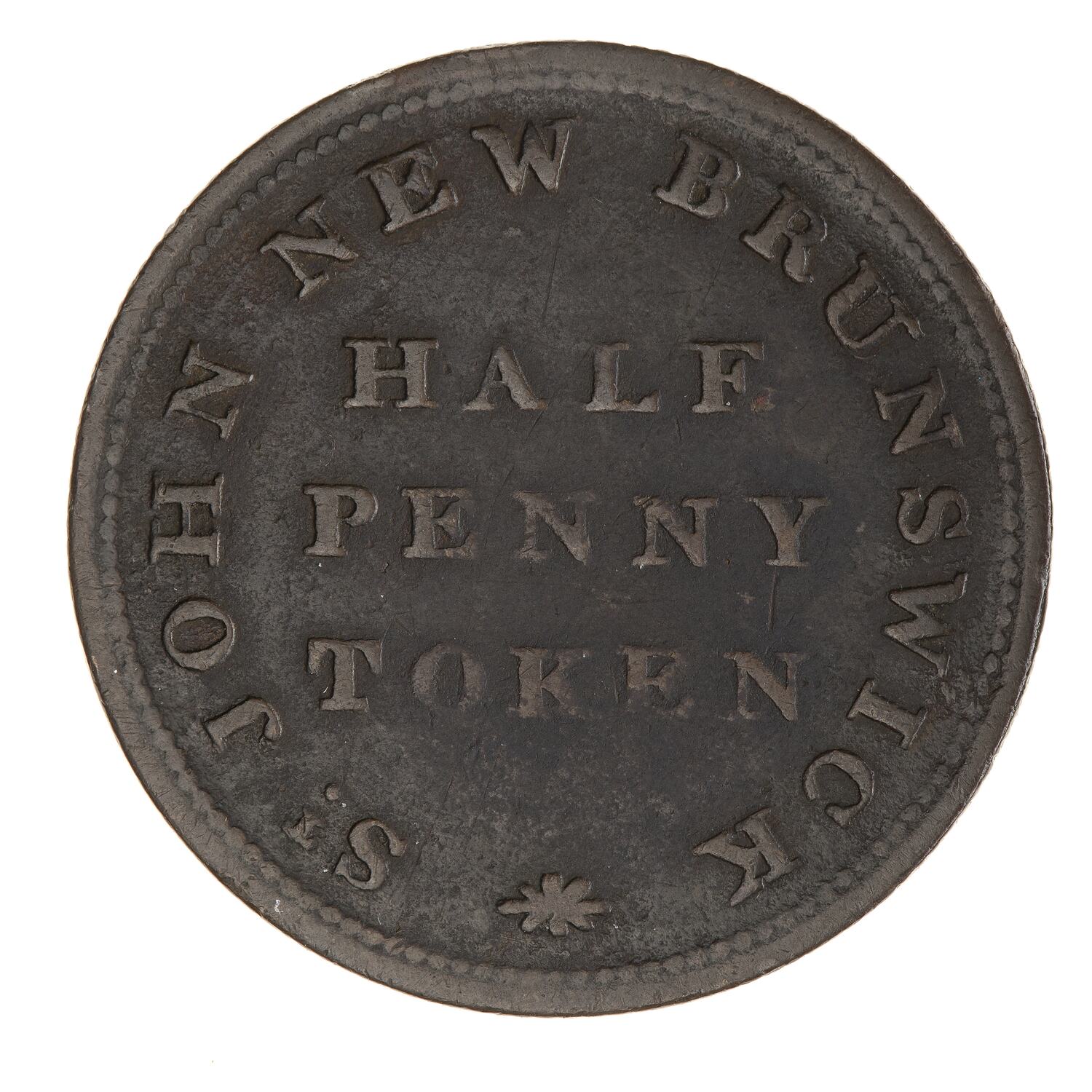 Token - Halfpenny, New Brunswick, Canada, circa 1830