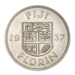 Proof Coin - Florin (2 Shillings), Fiji, 1937