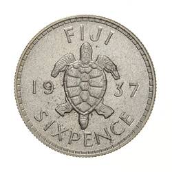 Proof Coin - 6 Pence, Fiji, 1937