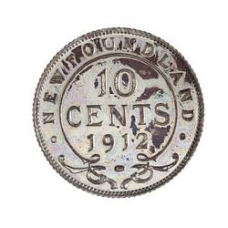Specimen Coin - 10 Cents, Newfoundland, 1912
