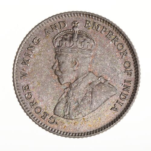 Coin - 10 Cents, Straits Settlements, 1927