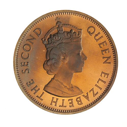 Proof Coin - 5 Cents, Mauritius, 1956