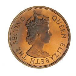 Proof Coin - 5 Cents, Mauritius, 1956