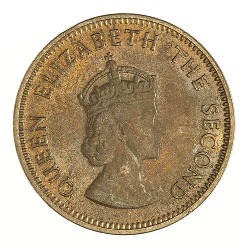 Coin - 1/4 Shilling, Jersey, Channel Islands, 1957