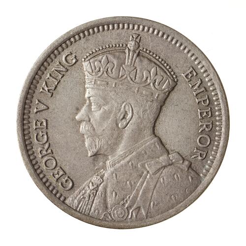 Coin - 3 Pence, New Zealand, 1936