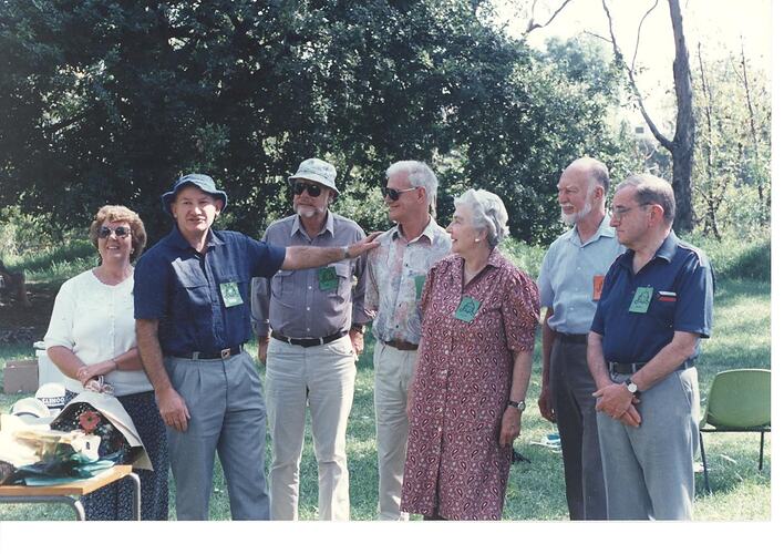 Photograph - Celebrating John Coventry's 40 years at Museum, 1994.