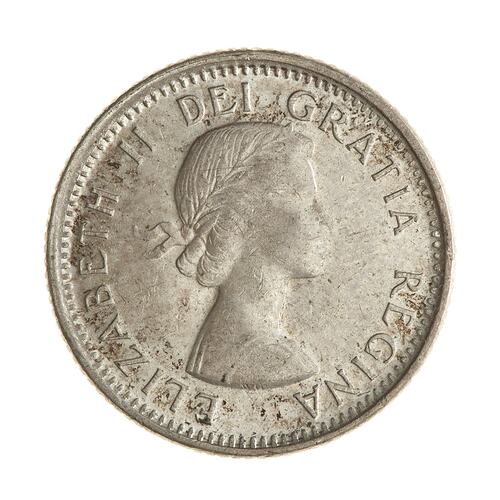Coin - 10 Cents, Canada, 1964