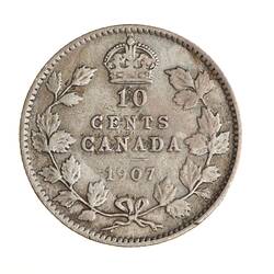 Coin - 10 Cents, Canada, 1907