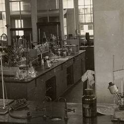 Digital Photograph - Control Laboratory, Monsanto Chemicals Australia, Footscray West, 1956