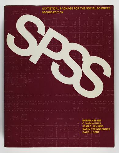 Book - N. H. Nie et al, 'Statistical Package for the Social Sciences', McGraw-Hill Book Co, 1975