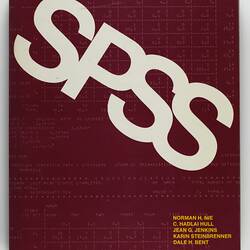 Book - N. H. Nie et al, 'Statistical Package for the Social Sciences', McGraw-Hill Book Co, 1975