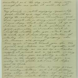 Letter & Envelope - Ivan Bosel, to Margaret Malval, Thank You & Description of Home Life, 7 Jun 1945