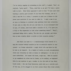 Manuscript - Marjory McKay, 'Cecil McKay, It Wasn't All Sunshine', circa 1974