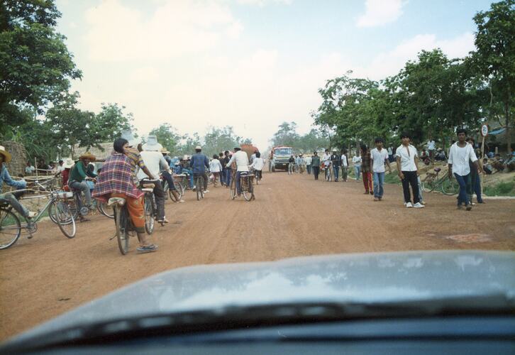 Busy Road, Site 2 Refugee Camp, Thailand, May 1987