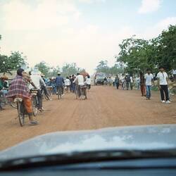 Digital Image - Busy Road, Site 2 Refugee Camp, Thailand, May 1987