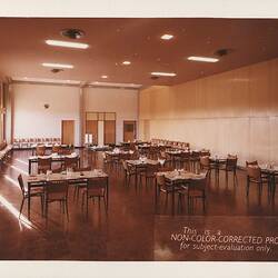 Photograph - Kodak Australasia Pty Ltd, Dining Room, Kodak Factory, Coburg, circa 1963