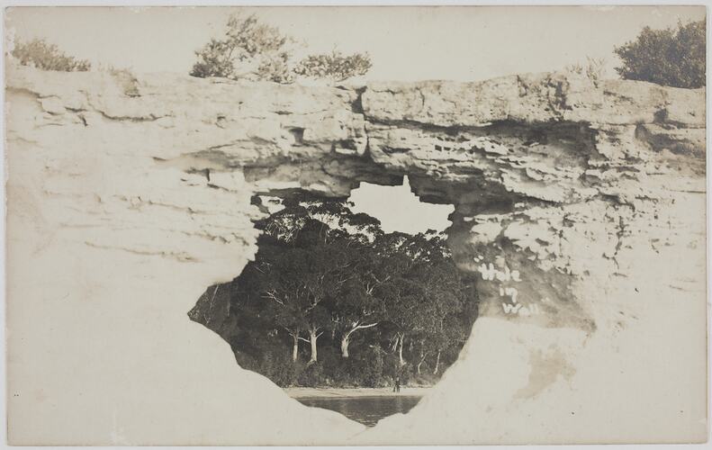 Seascape & Rock Formation, circa 1910