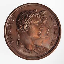 Medal - Fete Du Couronnement, Napoleon Bonaparte (Emperor Napoleon I), France, 1804