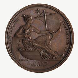 Medal - Preserving the Fortune of Napoleon, Napoleon Bonaparte (Emperor Napoleon I), France, 1803