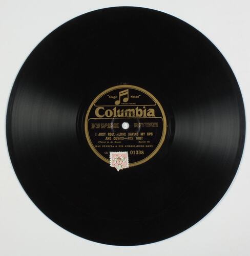 Disc Recording - Columbia, "I Just Roll . . . " & "Forty Seven . . . ", Ray Starita, circa 1930