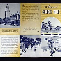 Brochure - West Australian Government Tourist Bureau, "The Story of the Golden Mile, Western Australia", 1947
