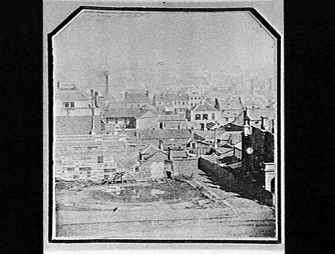 Photograph - Streetscape, Melbourne, Victoria, 1853-1855