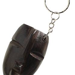 Key Ring - Mask, Carved Wood