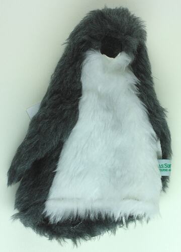 Puppet - Jakas Soft Toys, Penguin, Grey & White, Melbourne, circa 1998