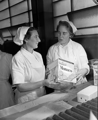 Swallow & Ariell Ltd, Women Packing Biscuits, Victoria, 27 May 1959