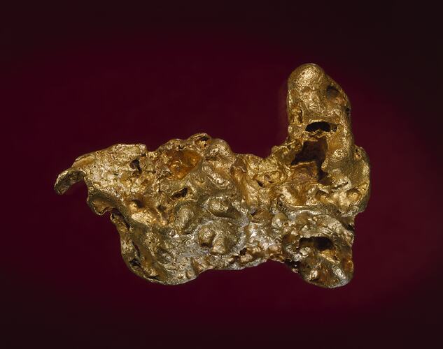 Gold nugget specimen.