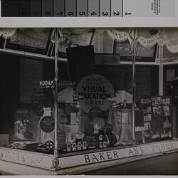 Kodak Australasia Pty Ltd, Shopfront Display, 'Kodak Visual Education', George St, Sydney, 1933-1938