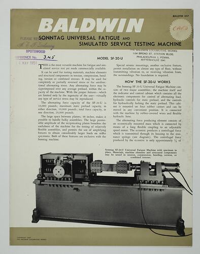 Front cover with photo image and descriptive text.