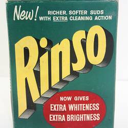 Detergent - Rinso, Lever Brothers Pty Ltd, 1950s
