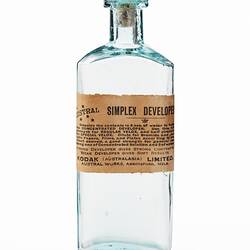 Bottle - Kodak Australasia Ltd, 'Austral' Simplex Developer, Abbotsford, Victoria, 1911-1920