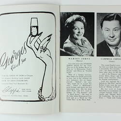Programme - 'Who'll Come A-Waltzing?', Comedy Theatre, Melbourne, 1963