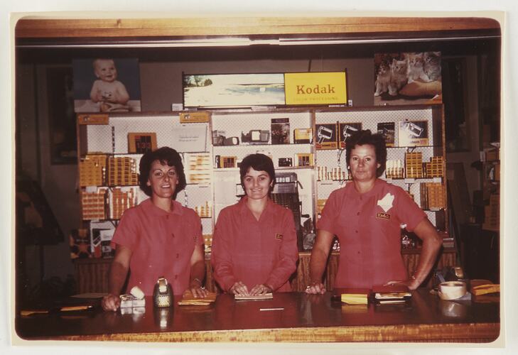 Photograph - Kodak Australasia Staff Shop Attendants, Coburg, 1966 - 1970